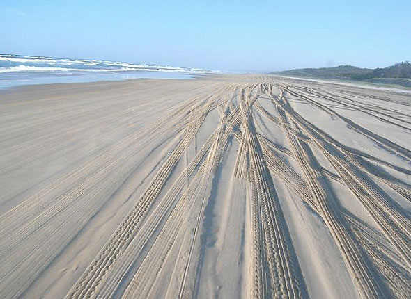 camping at the beach